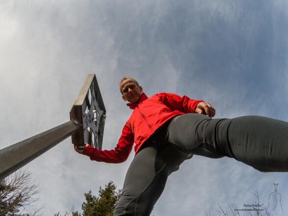 Gipfelselfie am Karkopf.