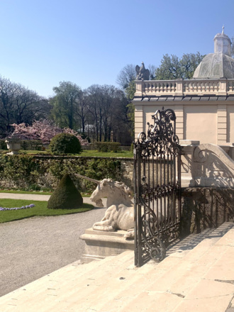 Einhorn beim Mirabell Garten