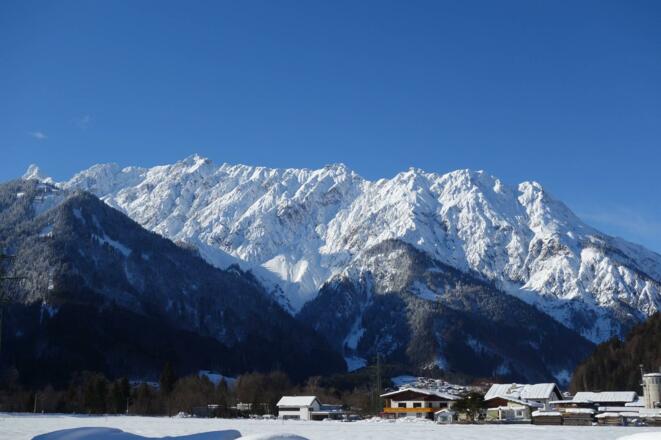 Vandanser Steinwand Winter