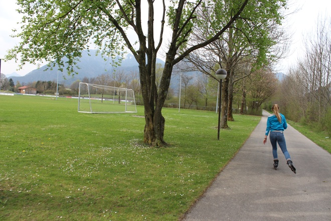 Übungsstrecke im Sportgelände Brandstätt
