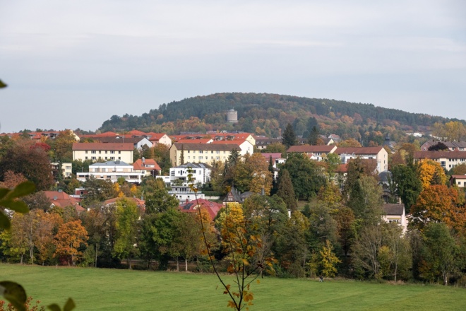 Ausblick auf den Flugplatz und den Bismarckturm | Bad Kissingen