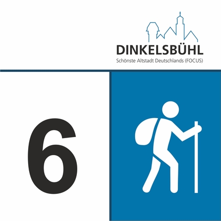 Die Wanderung ist mit Nr. 6 gekennzeichnet