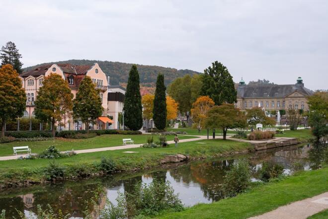 Uferpromenade der Fränkischen Saale | Bad Kissingen