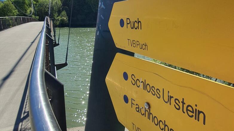 Ursteinsteg nach Puch Urstein