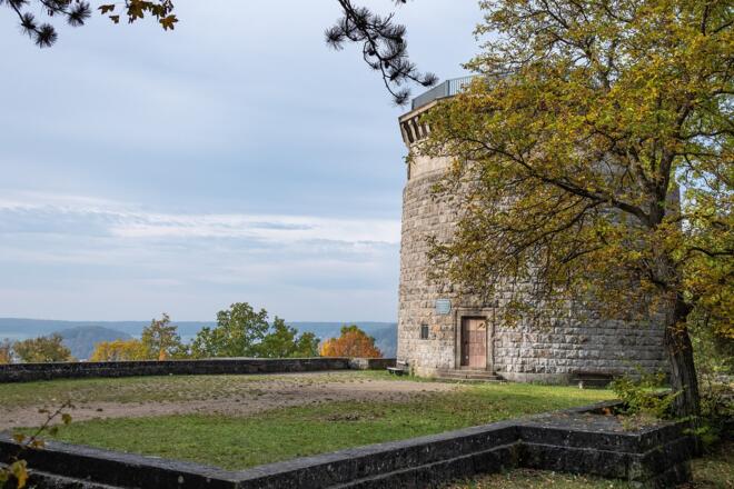 Bismarckturm mit Aussichtsplateau | Bad Kissingen