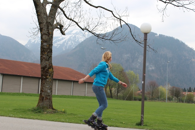 Inline Skating am Sportgelände Brandstätt