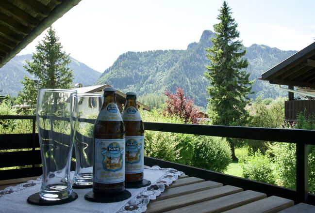Ausblick vom Balkon