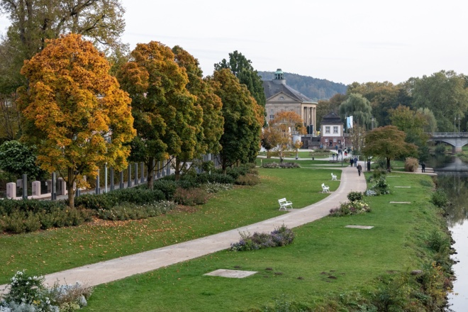 Uferpromenade der Fränkischen Saale | Bad Kissingen