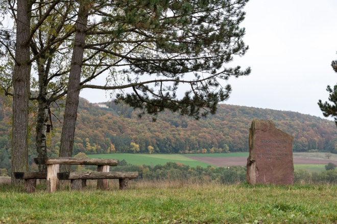 Rastplatz auf den Feldern von Arnshausen | Bad Kissingen