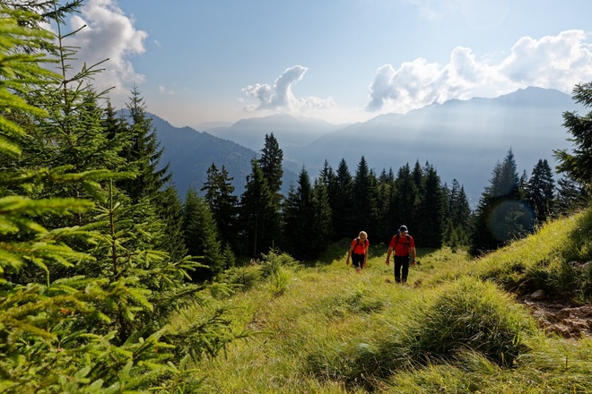 Aufstiegsroute über den Ochsensitz und Ziegelspitze