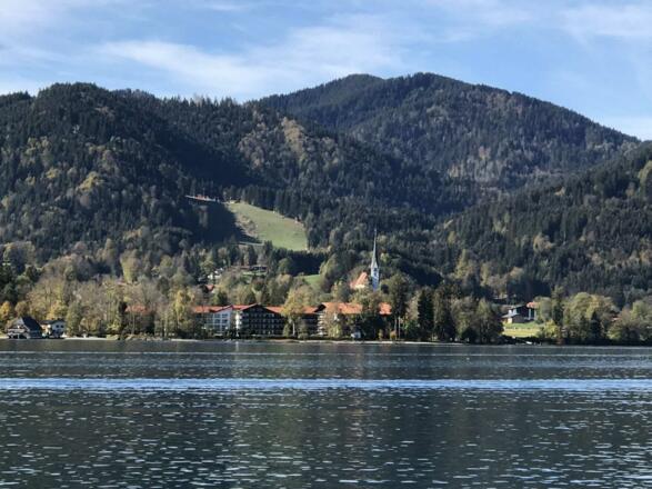 Blick von Tegernsee auf Bad Wiessee