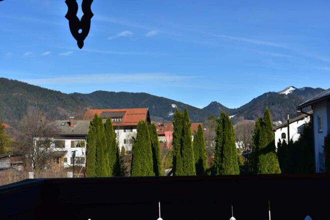 Blick vom Balkon der Ferienwohnung