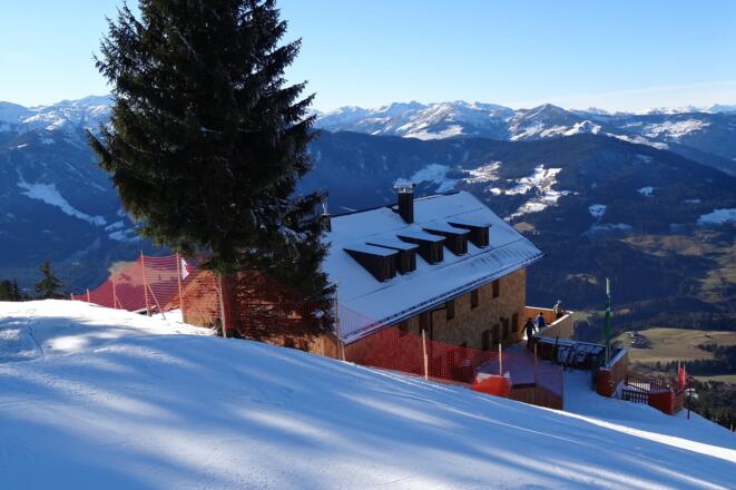 Blick von der Piste