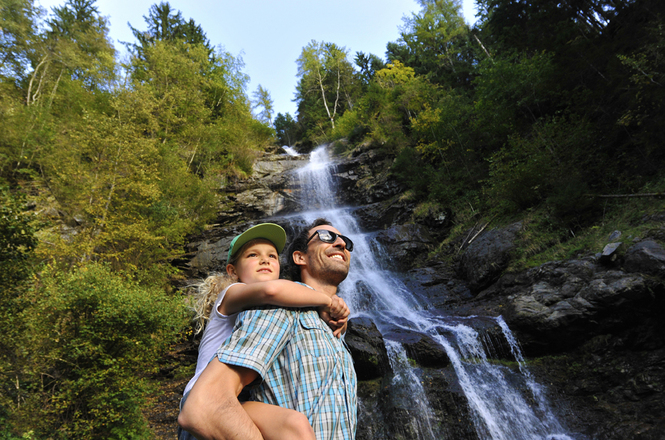 Schleierwasserfall -  Hart im Zillertal