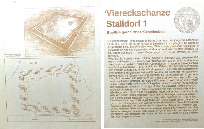 IGH-59 Keltische Viereckschanze Stalldorf 1 bei Igersheim-Simmringen und Bernsfelden