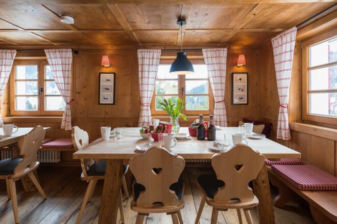 Vorsäßhütte - Essbereich