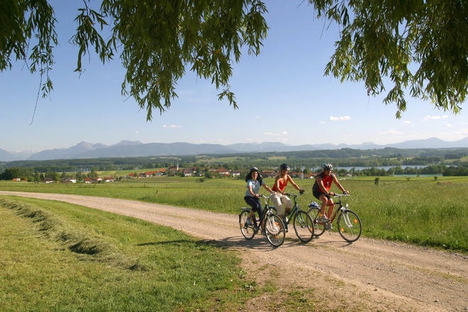 Familienradln am Wagginger See