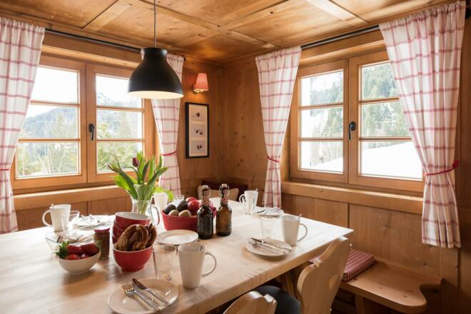 Vorsäßhütte - Essbereich