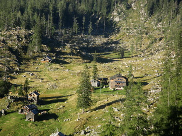 Schwarzenbergalm mit Ischler Hütte