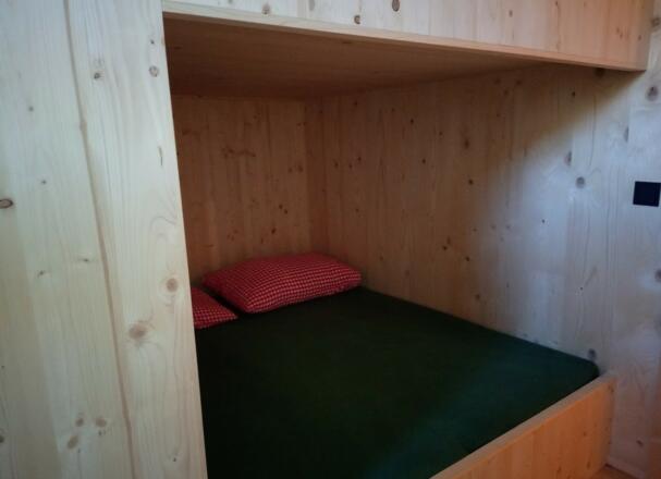 Die neuen Mehrbettzimmer der Porze mit den sehr &quot;innovativen&quot; Zweitbettboxen