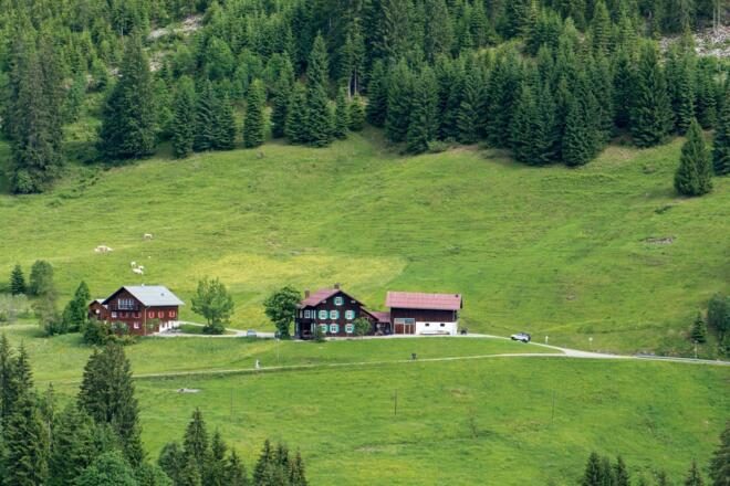 Vorsäßhütte - Außenansicht Sommer
