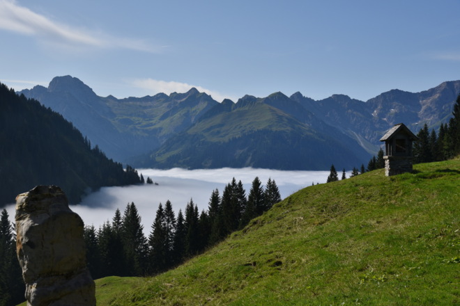 Ausblick von der Alpe Sattelegg