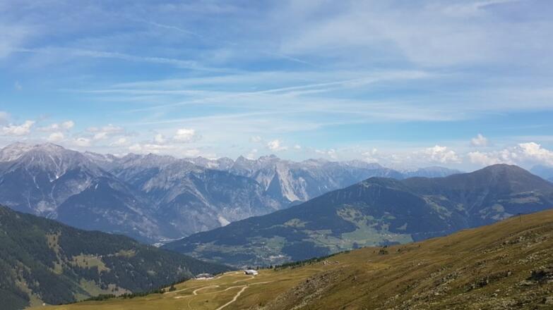 Ausblick beim Start des Frommestrail