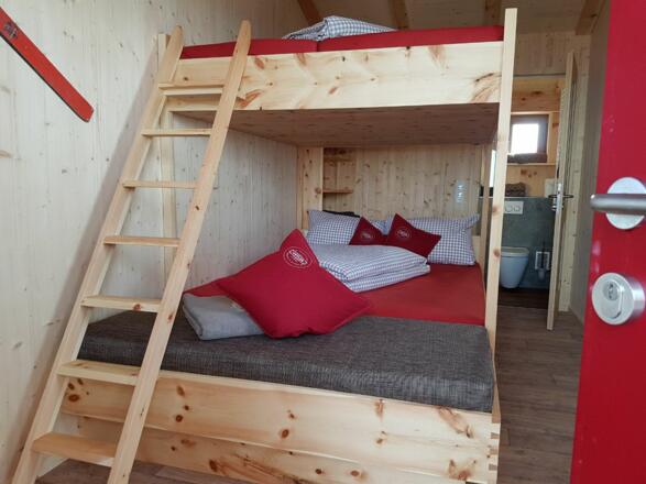 Die gemütlichen Ostler-Suites auf der "Hütte mit Herz"