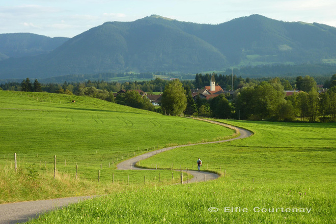 Fernwanderweg - Meditationsweg, 2. Etappe - Blick Richtung Schöffau