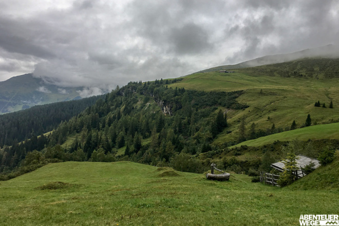 Blick auf die Gadaunerer Hochalmen