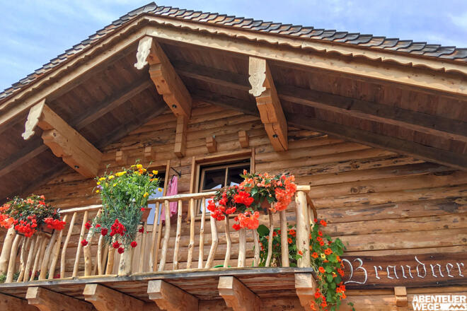 Die Brandner Hochalm - perfekt für eine Mittagspause.