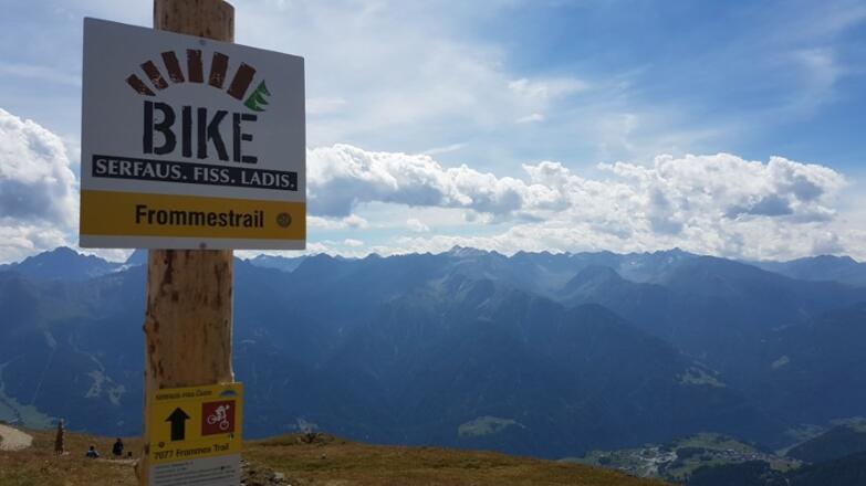 Start zum Frommestrail in Serfaus-Fiss-Ladis