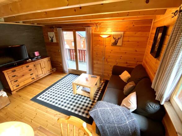 Ferienhaus Silvrettasicht - Wohnbereich