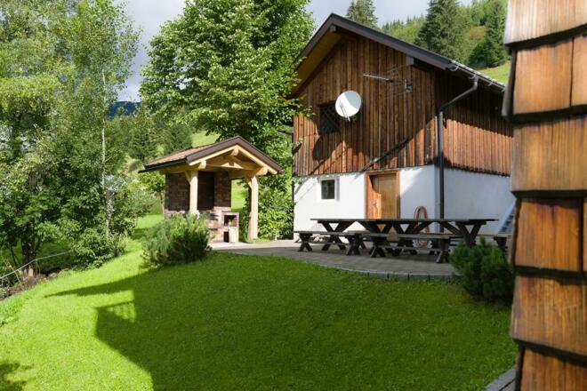 Vorsäßhütte - Außenansicht Haus Sommer