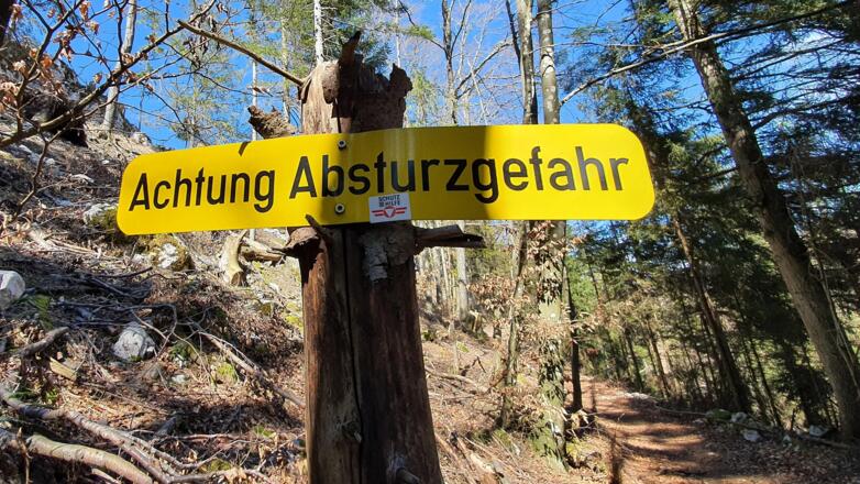 Weg von Tratten zum Eberstein