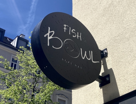 Fishbowl Poké München Schwabing Schild