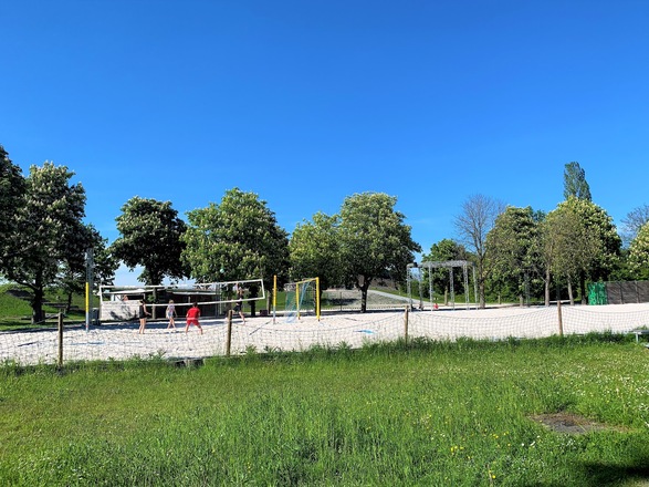 Beachcourts an der Regatta Oberschleißheim