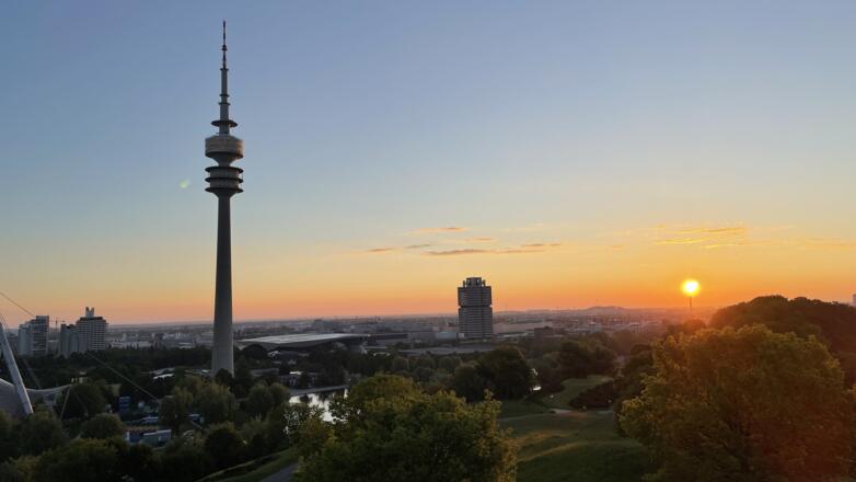 Sonnenaufgang vom Olympiaberg