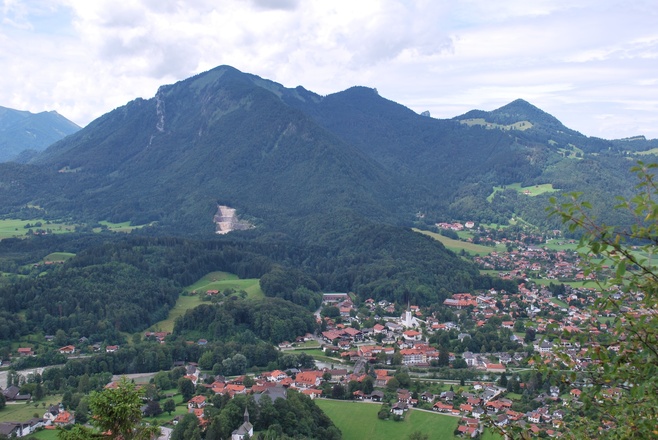 Marquartstein vom Windeck aus