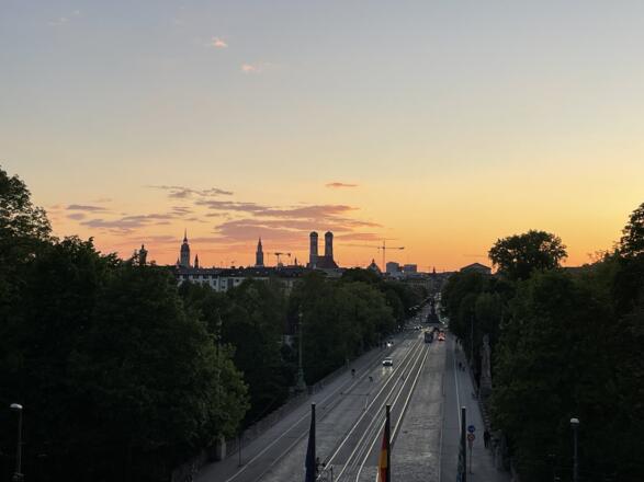 Sonnenuntergang am Maximilianeum