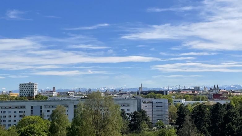 Alpenblick vom Olympiaberg