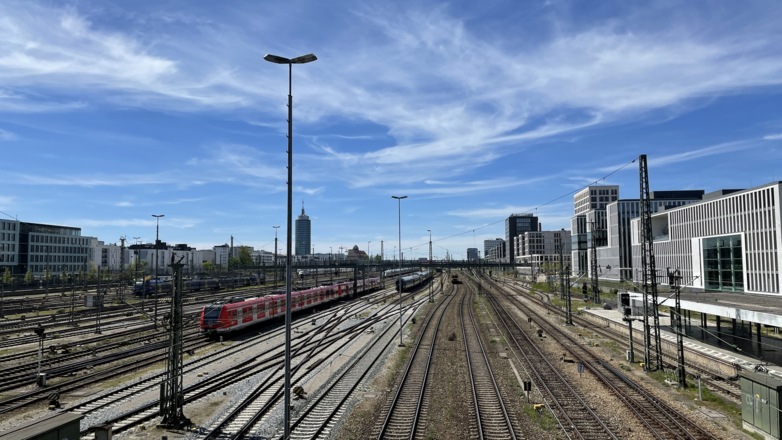 Blick von der Hackerbrücke