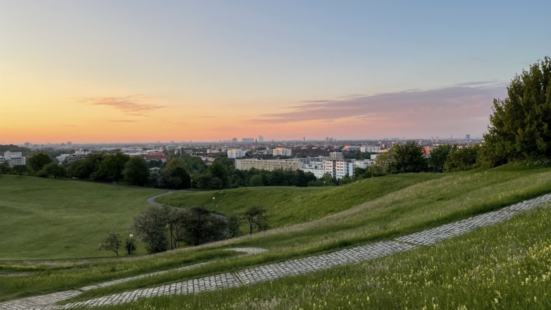 Sonnenaufgang vom Olympiaberg