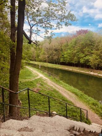 Fahrradweg am Mittleren Isarkanal