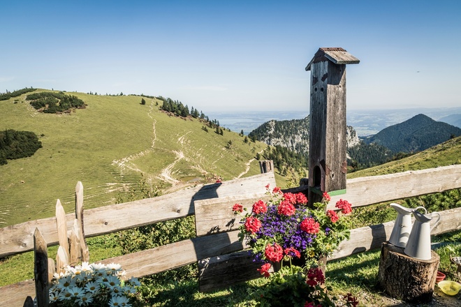 An der Steinlingalm, Blick zum Sultensattel
