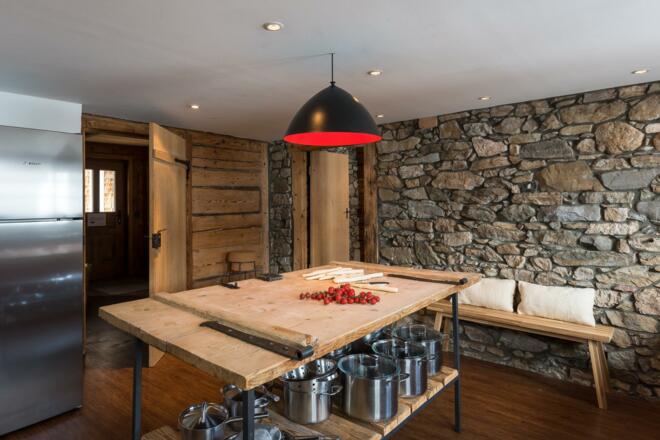 Vorsäßhütte - Küchenblock