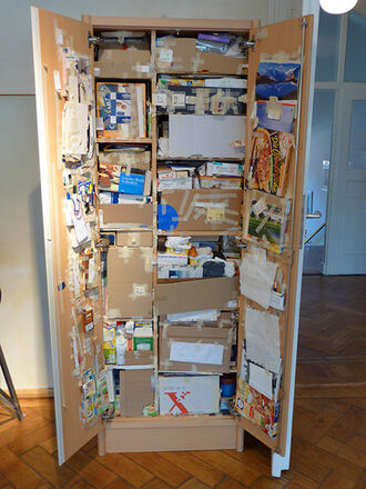 Ein ehemaliger Patientenschrank