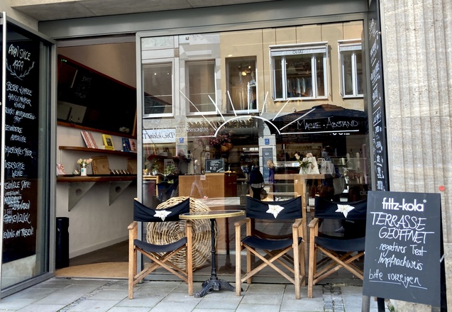 Café Aran 5 Höfe Eingang