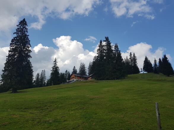 Blick zur Gufferthütte Brandenberg