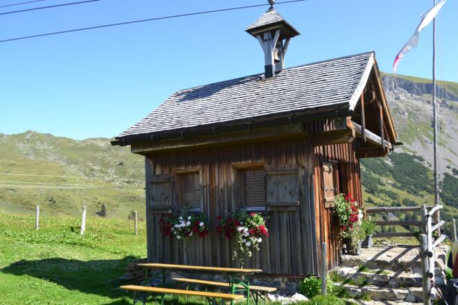 Kleine Kapelle erbaut von ehemaligem Obmann aus Bregenzerwald